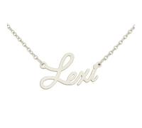 JRose Collections Identité Personalised Name Necklace - Popular Girls’ Names & Titles - Adjustable Chain in Gift Box by Mulberry Studios (Lexi)