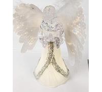 JRose Collections Light Up Angel Ornament Different Changing Colours - Decorative Outdoor Garden Ornaments, Perfect Unique Angel Figurines, Angel Gifts for Women & Guardian Angel Statues.