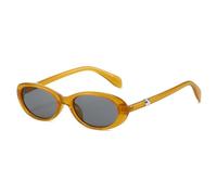JRPAJK Retro Oval Women UV400 Sunglasses Personality Small Frame Fashion Trend Men Shades
