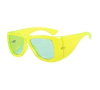JRPAJK Vintage Oversize Square Sunglasses Men Fashion Stripe Frame Hip Hop Sun Glasses Women Unique Punk Shades Outdoor Eyewear