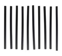 Jrpzcv 10PCS Hot Melt Glue Adhesive Sticks 150x7mm Black