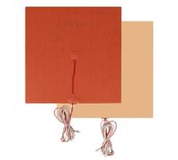 Jrpzcv 300X300mm 3D Printer Silicone Heater Pad Fiberglass Cloth 3D Printer Heated Bed Silicone Heater Pad 220V 650W 100cm Cable Length