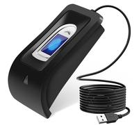 Jrpzcv Compact USB Fingerprint Reader Scanner Reliable Biometric Access Control Attendance System