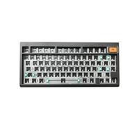 Jrpzcv GMK81 Custom Mechanical Keyboard Kit Hot Swap Bluetooth 2.4G Wireless RGB Backlit Gasket Structure Support Via Black