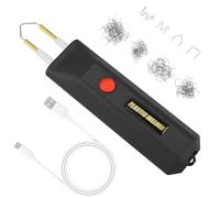 Jrpzcv Handheld Welder Wireless Plastic Welding Machine for Plastic Nylon PE Repairing Machine Car Bumper Repair Tools Black