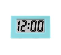 Jrpzcv Mini Clock Triangle LED Screen Lectronic Digital Alarm Screen Desktop Clock for Home Office Table Bedroom Decor Easy to Use Blue