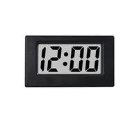 Jrpzcv Mini Clock Triangle LED Screen Lectronic Digital Alarm Screen Desktop Clock for Home Office Table Bedroom Decor Easy to Use Black