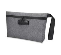 Jrpzcv Money Bag with Lock, Lockable Cash Bag, Waterproof Bank Bag with Zipper and Lock for Cash, Cell Phone A Easy to Use