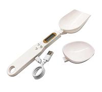 Jrpzcv USB Charging Measuring Spoon Scales Electronic Digital Gramera Dimensional Weighing for Powder Flour Kitchen Tool