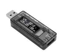 Jrpzcv USB Tester Current Voltage Charger Capacity Tester Volt Meter Display USB Current Voltage Test Card Adapter Easy Install Easy to Use