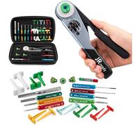 JRready 25Pcs ST2173 Deutsch Connectors Tool Kit, ACT-HDT Crimp Tool for Deutsch Size 12#16#20# Solid Contact Connectors with Deutsch Pin Removal Tools Kit for 4#8#12#16#20# Contacts