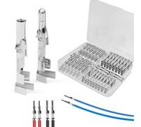 JRready 50 Pairs 2.35mm (Standard 093") 14-20 AWG Molex Compatible 093" 1189 1190 Series Male Female Crimp Terminals Adapted Standard