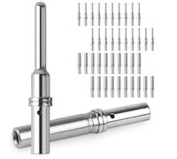 JRready Deutsch Connector Pins and Sockets Solid Contacts Size 16 - ST6364 20Pair Male 0460-202-16141/ Female Pins 0462-201-16141, DT Connector Terminals Wire Size 16-20AWG