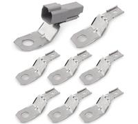 JRready Deutsch ST6355 Circular Connector Accessory Kit, 8 Mounting Clips Installed on Socket to Mount Deutsch DTM-DTP-DT Series Connectors Size 2/3/4/6/12 Pin Including