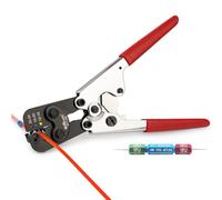 JRready ST2183 ACT-232 Hand Crimping Pliers (M22520/37-1 Equivalent) and G411 Gauge for Crimping M81824/1,6,7,8,9,10,11,13,14 Cable Connector Waterproof and Crimping Size 12#,16#,20#