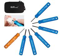 JRready ST5252 Pin Tool Car Set 7 Pieces for AMP .062" Commercial Series Terminals, Molex Standard .062" & .093" Series Terminals, Delphi Weather-Pack Series Connectors Molex