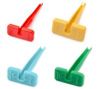 JRready ST5267 4Pcs German Pin Removal Tool Automotive Set For 12# 16# 20# Solid/Stamped Contacts 10-22 AWG Plastic Terminal Removal Tool Kit For German DT DTM DTP HD DRC HDP DTHD Jiffy Splice Series