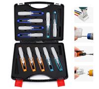 JRready ST5344 Pin Removal Tools Mini-Fit Jr Extraction Tool Micro-Fit .062 .093 Molex Pin Extractor Tool Metri-Pack AMP Mate-N-Lok Amphenol RT360 Series Connectors Terminal Release Tool Kit 11PCS