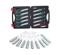 JRready ST5350 Pin Extractor Tool Kit,Terminal Removal Tools for Automotive,Computer,Connector Harness Compatible with AMP/MCP 9.5/2.8/1.5k/Micro Timer/Delphi/Bosch/Molex Mini-Fit Jr Extraction Tool
