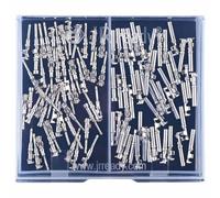 JRready ST6255 Deutsch Stamped Contacts DT Connector Terminal Kit Size 16, Male Deutsch Pins 1060-16-0122/ Female pins 1062-16-0122/ Open Barrel Terminals Wire Gauge 14-18 AWG, 50 Pairs