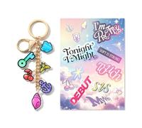 JRRZETA Katseye Keychain Merch,Soothing Shell,Limitless Key,Guardian Shield,Dual Cherry,Stellar Tiara,Dream Anchor for Fans, Mix, One Size