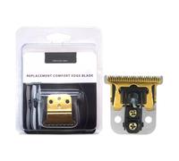 JRSHOME Trimmer Replacement T Blade Set Ceramic Blade Carbon Steel Blade Set for Andis Slimline Pro Li Hair Trimmer D7#32655 D8#32400 (Gold)