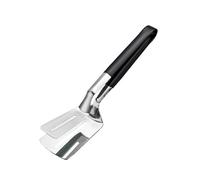 Jrsoul He Kitchen Cooking Tongs,Big Size Spatula Tong 12 Inch Multifunctional Stainless Steel Barbecue Clamp Food Flip Shovel Clip for Steak Fish Bread Hamburger BBQ Frying Pancake Pies Pizza