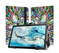 JRTAL Case for Lenovo ideapad duet 3 chromebook 11, PU Leather Slim Folding Stand Cover for Lenovo ideapad duet 3 chromebook 11 10.9" Tablet (Not Fit Other models) - Love Tree