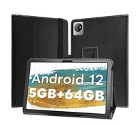 JRTAL PU Leather Slim Folding Stand Cover for Blackview Tab 7 Wifi/Blackview Tab 30 Wifi/OSCAL Pad16 10.1" Tablet, Black
