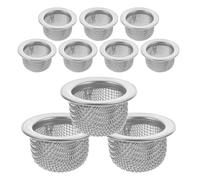 Jrudjsnhhty 10Pcs Double Screen Filter Cocktail Smoker Screen Mini Mesh Bowl Screen Filter for Whiskey Smoker