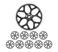Jrudjsnhhty 10Pcs Main Gear for V911S V977 V988 V930 V966 XK K110 RC Helicopter Airplane Drone Spare Parts Accessories