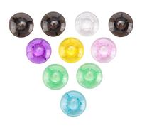 Jrudjsnhhty 10Pcs Mushroom Guitar Effect Pedal Foot Nail CAP AmplifieRS Color Foot SwitCH Guitar Pedal Knobs Protector