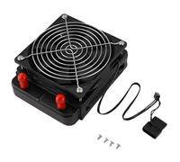 Jrudjsnhhty 120mm 10 Pipe Water Cooling CPU Cooler Row Heat Exchanger Radiator with Fan for PC Computer LED Water Cooling System