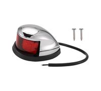 Jrudjsnhhty 1Pcs 12V Navigation Lights LED Zinc Alloy Bow Light Marine Boat LED Red Green Pontoons Sailing Signal Lights