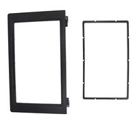 Jrudjsnhhty 2 Din Car Radio Stereo Audio Bezel Facia Panel Trim Dash Radio Fascia Multimedia Frame Kit for 9-3 2007-2011