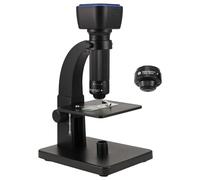 Jrudjsnhhty 2000X Biological Digital Microscope WiFi USB Microscope with Digital & Microbial Lens with 11 Adjustable LED