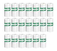 Jrudjsnhhty 20PCS Mini Printer Paper, Thermal Sticker Paper,Self-Adhesive,Mini Thermal Printer Paper,Notes,Black on White,5.7x2.5cm