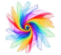 Jrudjsnhhty 24 Pcs Juggling Scarves Set Kit for Kids Dance Scarves Set for Music Class Rhythm Scarves Play Silks for Children Movement