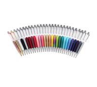 Jrudjsnhhty 28 Pack Colorful Empty Tube Floating DIY Pens,Building Your Favorite Liquid Sand Pens Supplies for Many Occasions