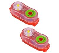 Jrudjsnhhty 2Pack Life Jacket Light, Automatic Locator Life Jacket Strobe Light, Marine Boat Flares, LED Safety Survival Equipment A