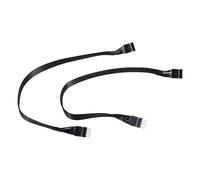Jrudjsnhhty 2Pcs Motherboard HD Audio 9Pin Male to Female Extension Cable for PC DIY Black 30CM