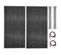 Jrudjsnhhty 2Pcs P10 Full Color Outdoor LED Module HUB75 SMD3535 32x16 Pixels LED Display Panel 320x160mm 1/4S Driver