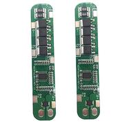 Jrudjsnhhty 2Piece 5S 21V 18.5V 15A Li-Ion Lithium Battery Packs 18650 Charger PCB 25V 5 Cell Protection Board Integrated Circuits Plastic