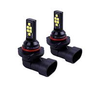 Jrudjsnhhty 2X HB4 9006 LED Fog Light Bulb Advanced 3030 SMD Daytime Running DRL Lamp, Cool White 6000K