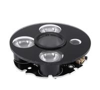 Jrudjsnhhty 3 array IR led Spot Light Infrared 3x IR LED board for CCTV cameras night vision (53mm diameter)