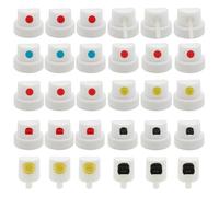 Jrudjsnhhty 30 Pcs Spraycan Nozzle, Paint Caps Nozzles Caps Tips SprayBottle Nozzle Replacement