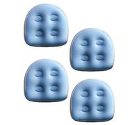 Jrudjsnhhty 4 Piece Spa and Booster, Pool Bathtub Seat Inflatable Cushion, Blue Spa Waterproof Back Pad,Soft Spa Cushion Massage Mat