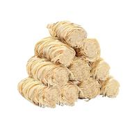 Jrudjsnhhty 40 Piece Fire Natural Fire About:5x2cm for Fireplace, Pellet Stove & Wood, Fire Pit,Smoker, BBQ,Chimney, Pizza Oven
