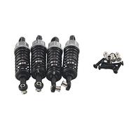 Jrudjsnhhty 4Pcs Aluminum Assembled Damper Replacement A949-55 for 1/18 RC Car A959 A979 K929 A959-B A969-B A979B (Gray)
