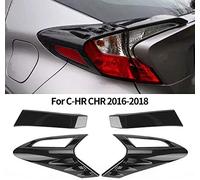 Jrudjsnhhty 4Pcs Carbon Fiber Style Rear Back Lamp Tail Light Cover Trim for Fit 2016-2018